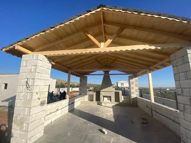 Bahçe için ahşap kamelya — uygulama fotoğrafı 3